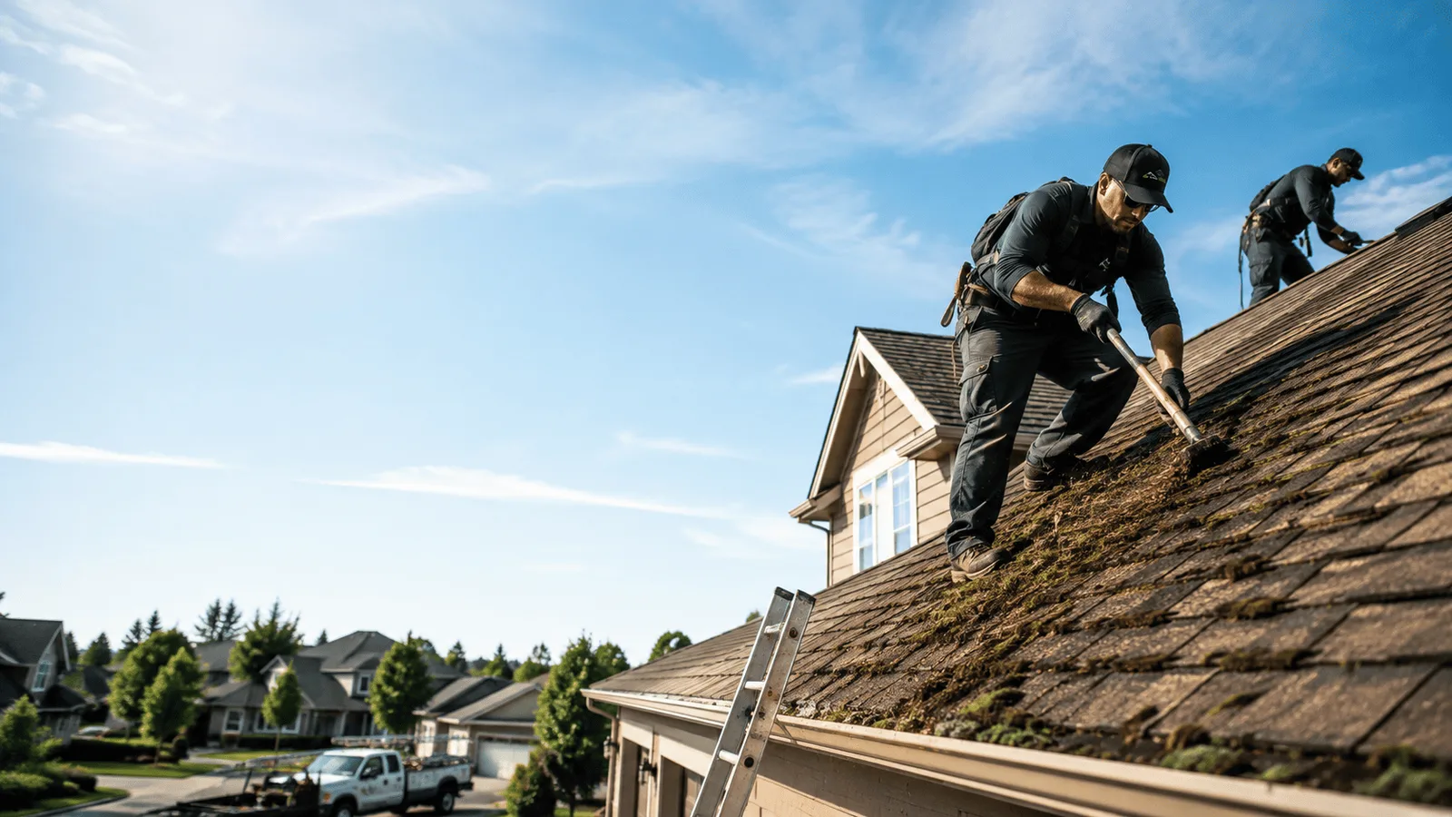 Roof Moss Removal in Hurley, WI near me